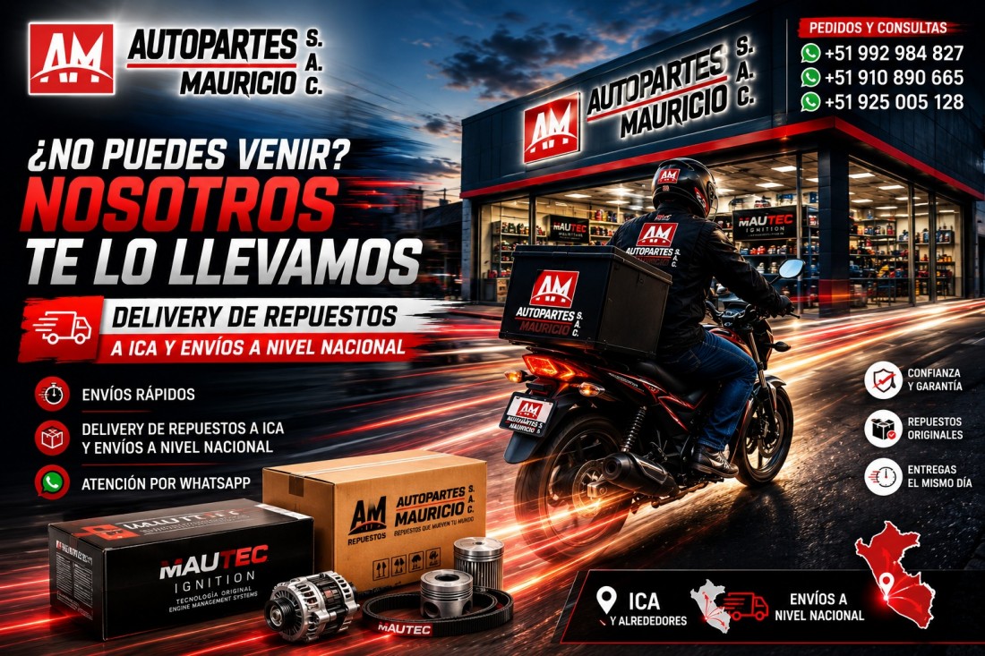 Local Autopartes Mauricio S.A.C. — Prolongación Grau 716, Ica